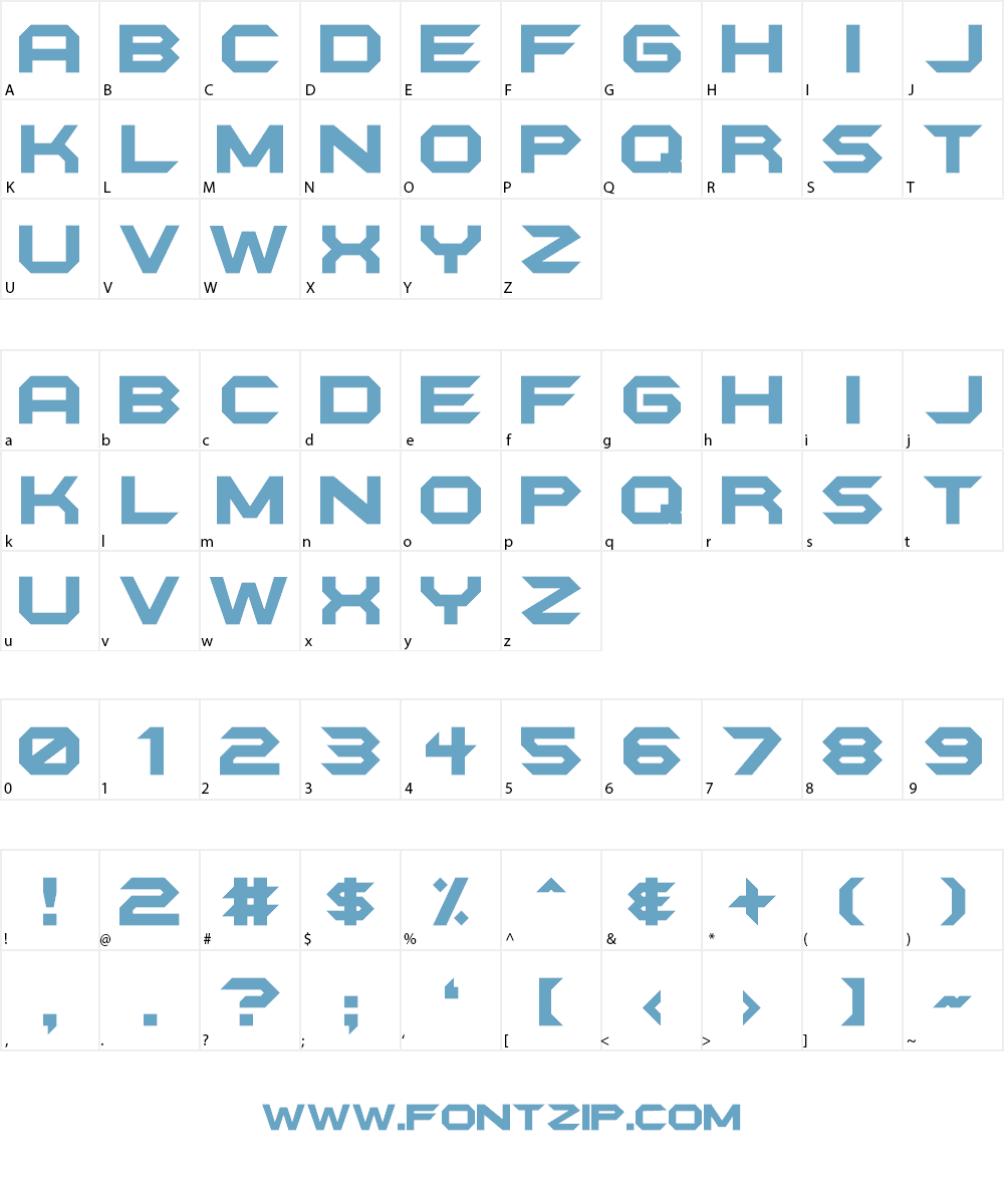 DKC Forever Font Character